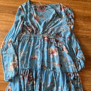Free People Cherry Blossom Mini Dress